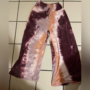 Tie-dye, palazzo pantsSHEIN Medium